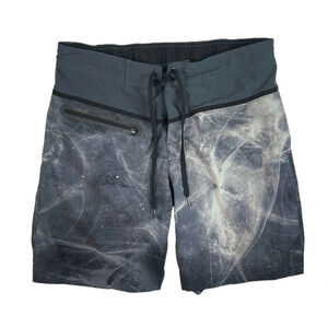 SH413 Men’s Reebok Brand Lined Stretch Performance Swim Trunks M